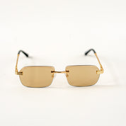 Ezra | Gold / Gold Mirrored Lense