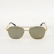 Levi | Gold / Gold Mirrored Lense