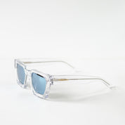 Shem | Clear / Blue Mirrored Lense