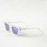 Shem | Clear / Purple Mirrored Lense