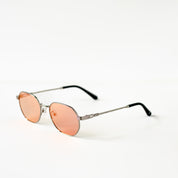 Saul | Silver / Pink Lense