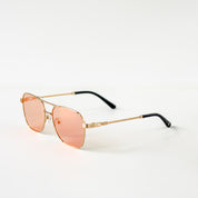 Levi | Gold / Pink Lense