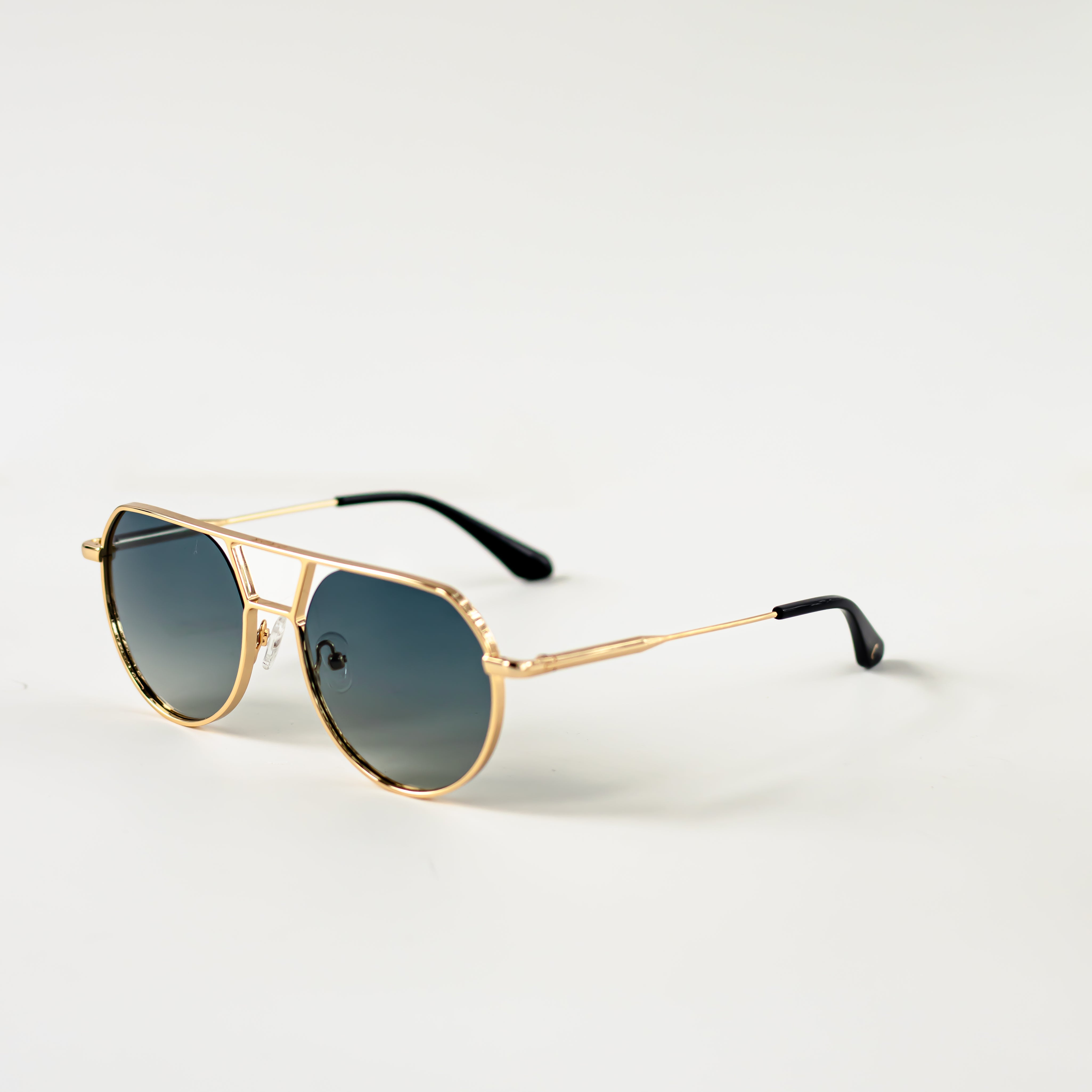 Enzo | Gold / Blue Lense