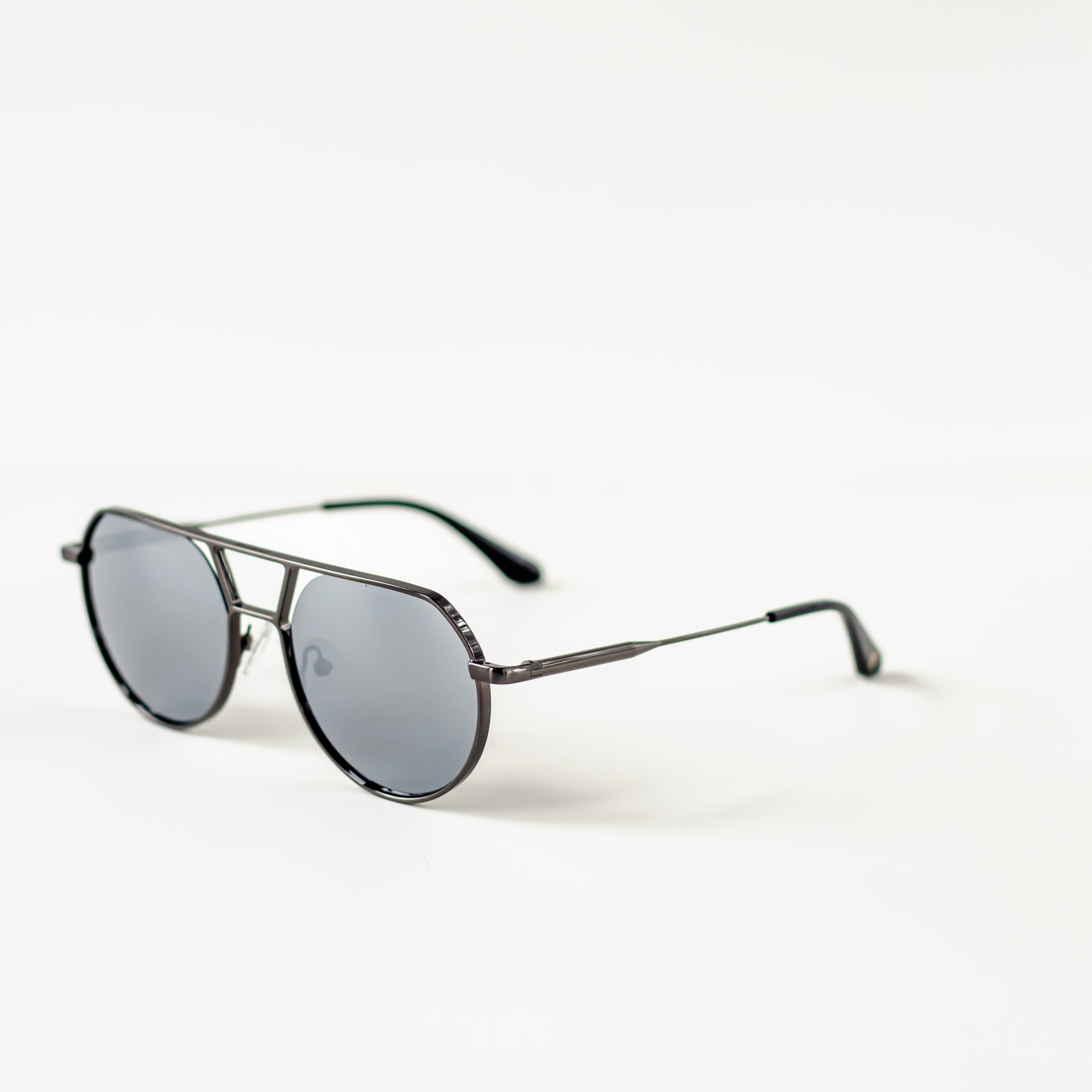 Enzo | Gun Metal / Silver Mirrored Lense