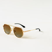 Enzo | Gold / Brown Lense