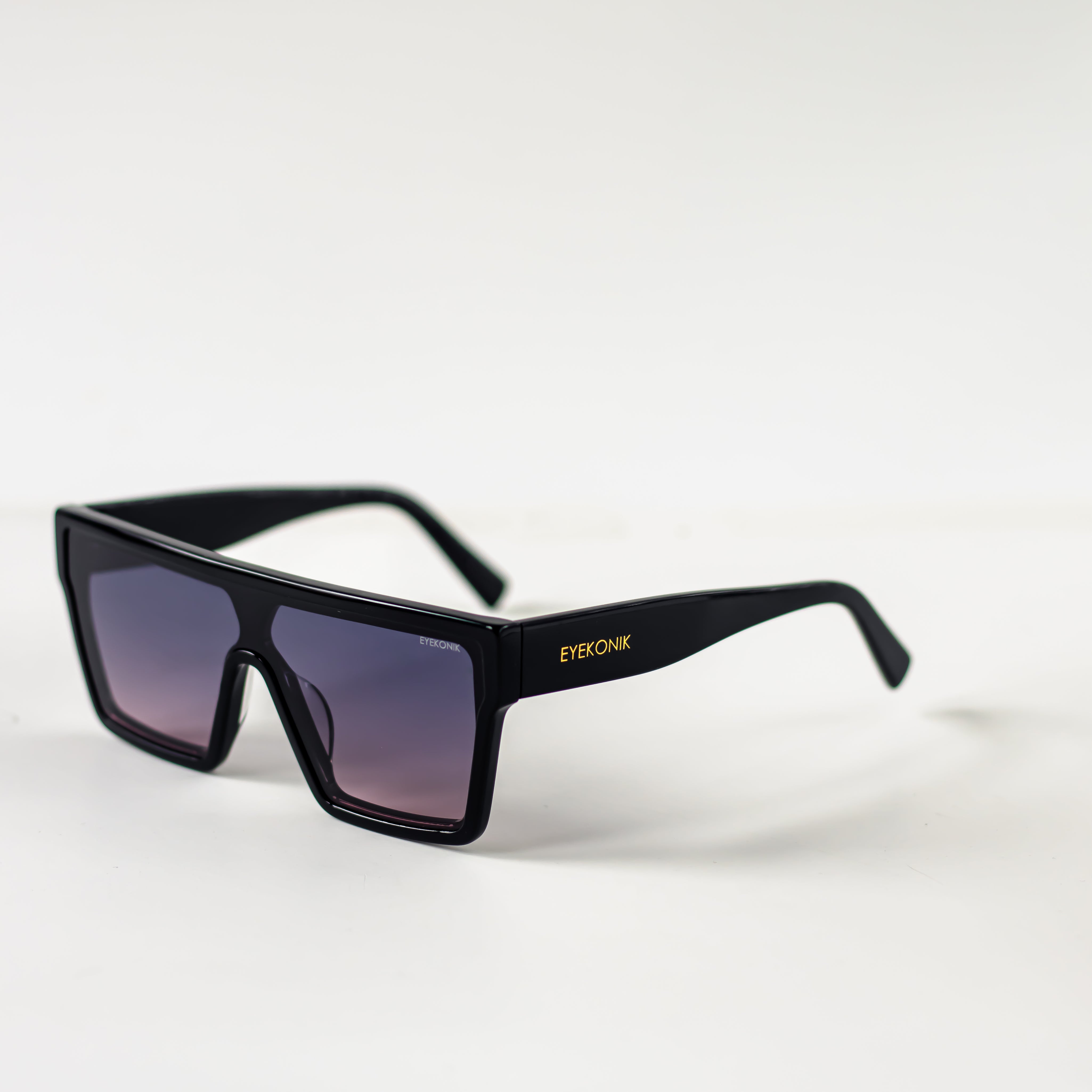 Noah | Black / Purple Lense