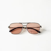 Levi | Silver / Pink Lense