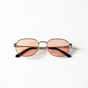 Saul | Silver / Pink Lense