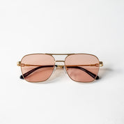 Levi | Gold / Pink Lense