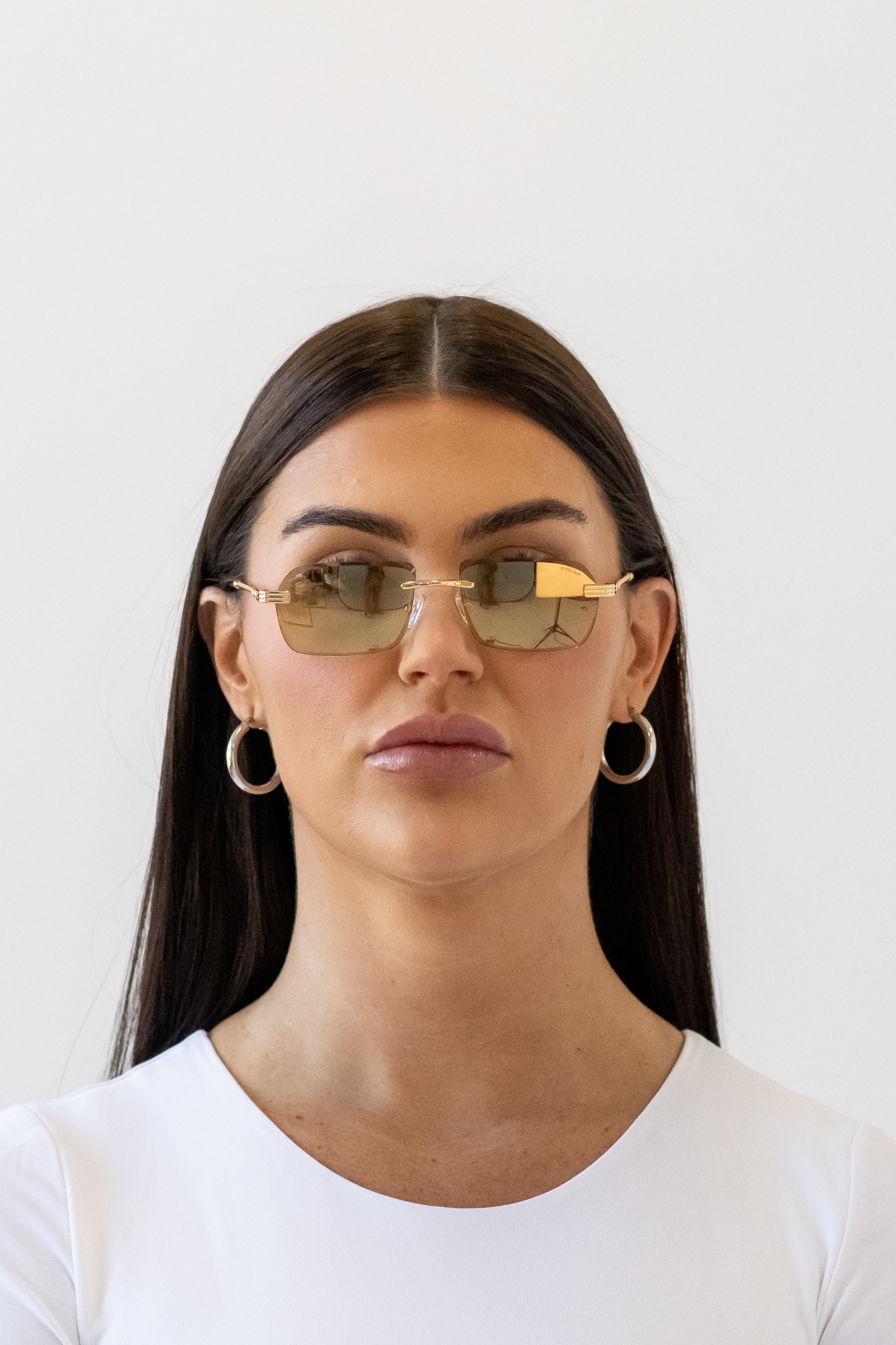 Ezra | Gold / Gold Mirrored Lense