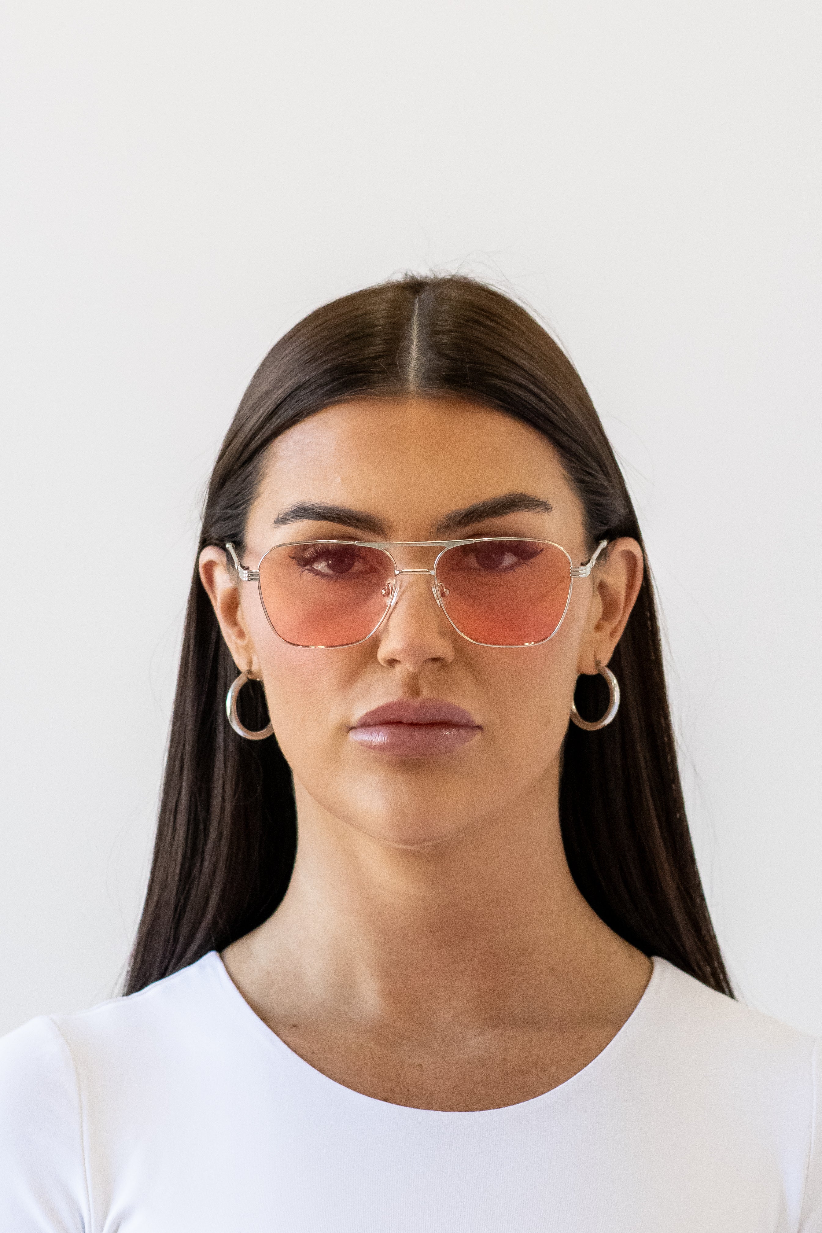 Levi | Silver / Pink Lense – eyeqon
