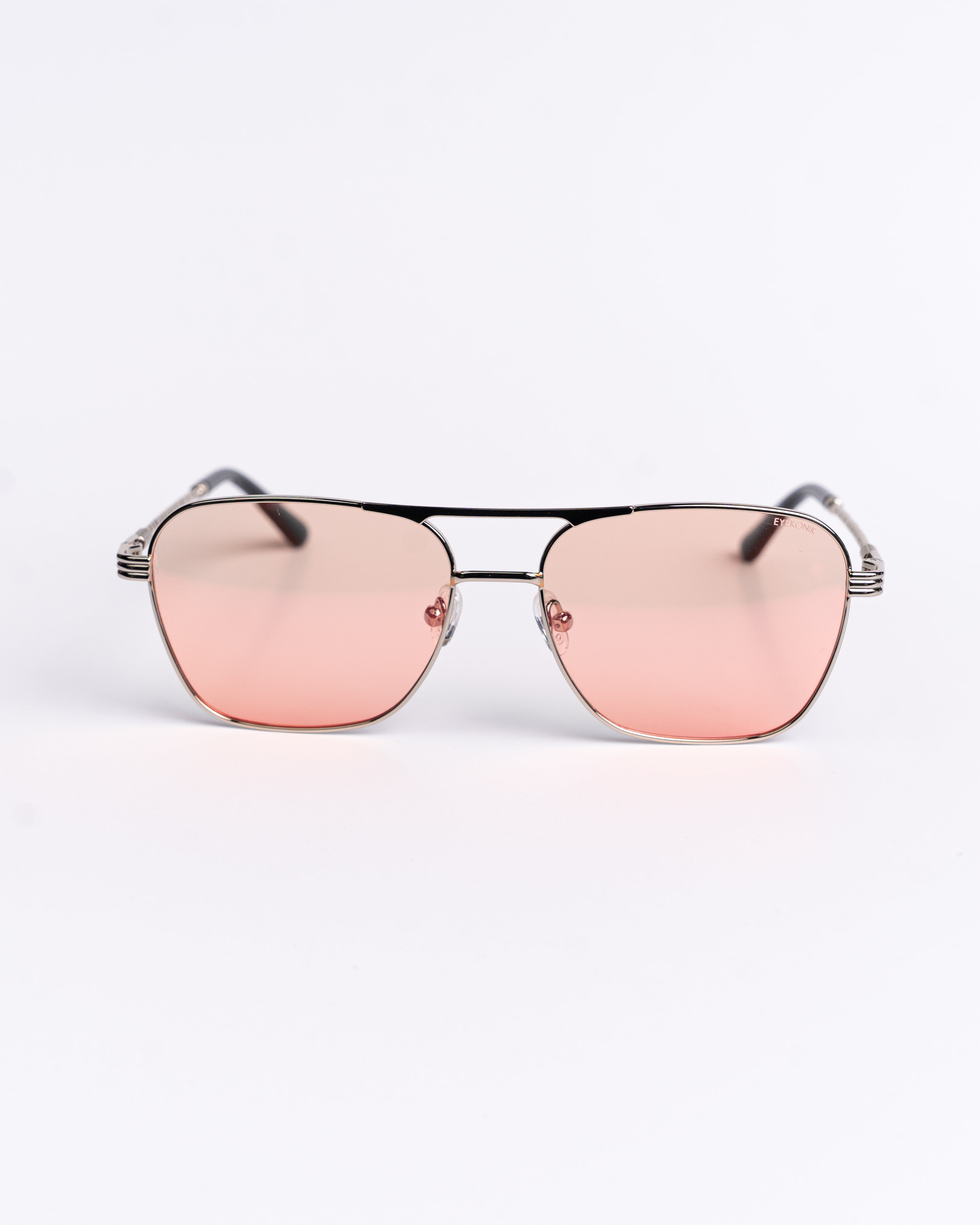 Levi | Silver / Pink Lense