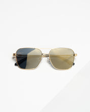 Levi | Gold / Gold Mirrored Lense