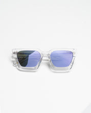 Shem | Clear / Purple Mirrored Lense